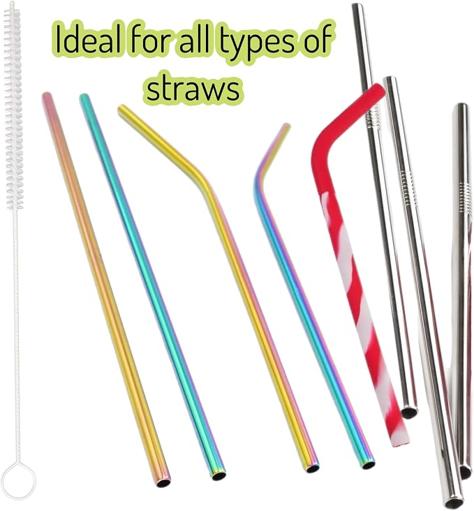 20 Premium Straw Cleaner Brush XL 12" Long & 3/8” Wide Straws Pipe Cleaning - Image 5
