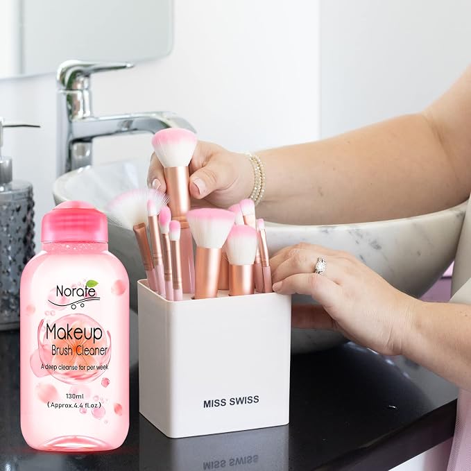 Norate Makeup Brush Cleaner, Make Up Brush Cleansers Solution, Makeup Cleaner - Image 3