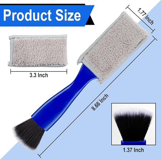 Double Head Brush for Car Clean, 2 in 1 Car Detailing Brush, Double Ended - Image 2