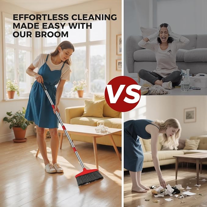Handy Broom, Indoor/Outdoor Brooms, Duty Kitchen Broom, - Image 7