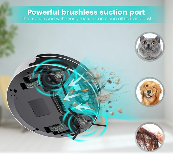 Lefant Robot Vacuum Cleaner, 120 Mins Runtime, Compact Design, Low Noise - Image 4
