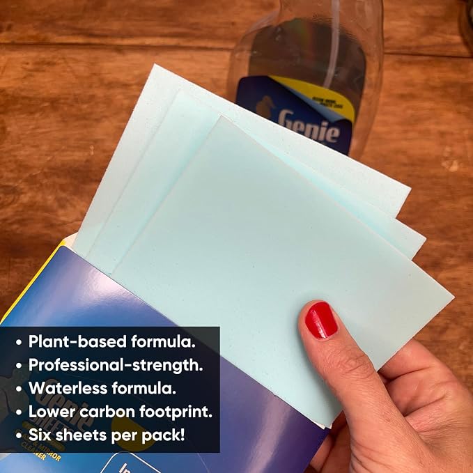Genie Sheets All Purpose, Glass and Bathroom Cleaners Combo Pack | Concentrate - Image 3