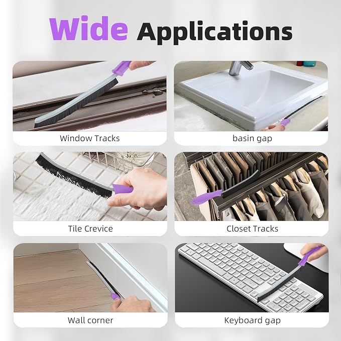 Hard Bristle Crevice Cleaning Brush - Image 6