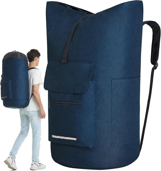Laundry Backpack Heavy Duty, 115L Extra Large Laundry Bag by QUOVEXA-SimplifyYourDay