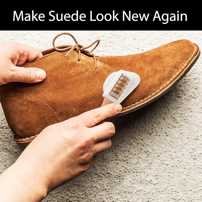 Suede & Nubuck 4-Way Leather Brush Cleaner - Image 5