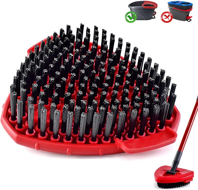 Scrubber Mop Head for Ocedar, Upgrade Scrub Brush for Ocedar, Spin Mop Scrub by DLAIMI