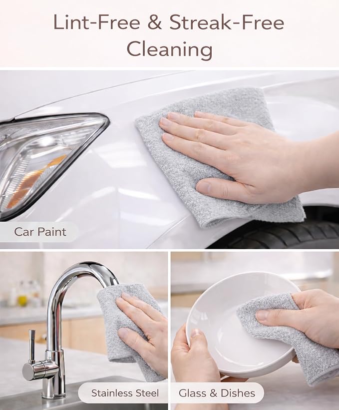 Microfiber Cleaning Cloth Roll - Image 3