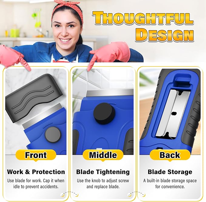 DIYSELF 2 Pack Razor Blade Scraper - Image 6
