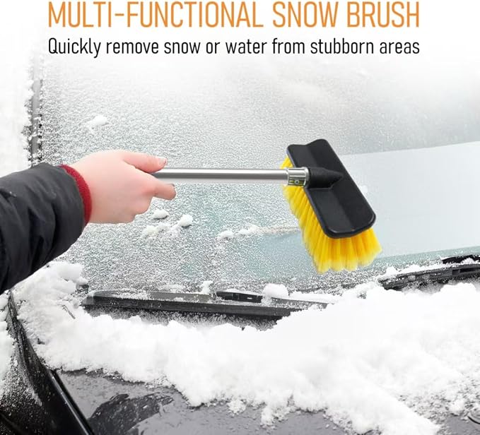 Car Wash Brush with 55" Long Handle | Car Wash 10" Dip Soft Brush | No Scratch - Image 5