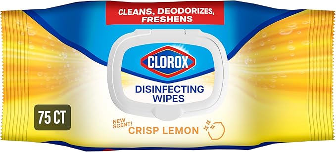 Clorox Disinfecting Cleaning Wipes Flex Pack, Bleach Free, Crisp Lemon by Clorox