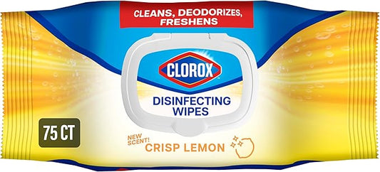 Clorox Disinfecting Cleaning Wipes Flex Pack, Bleach Free, Crisp Lemon by Clorox