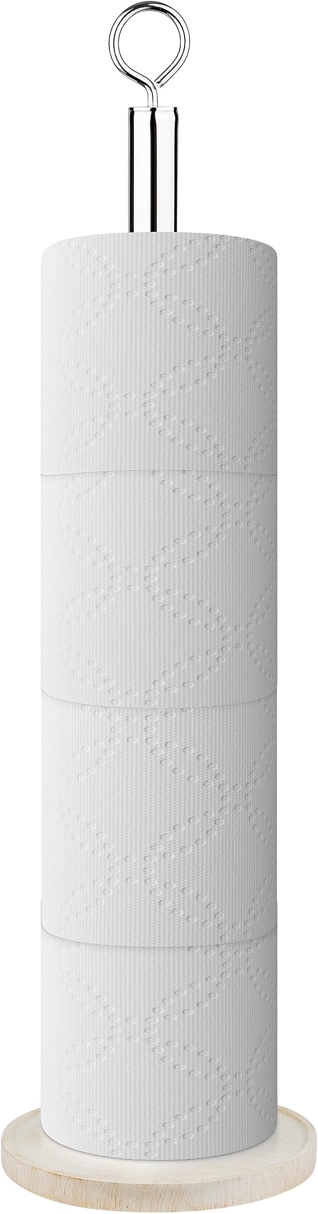 Creative Scents Rustic Luxe Bathroom Toilet Paper Holder Stand Free Standing by CreativeScents