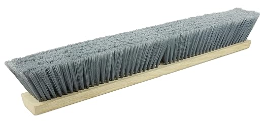 Weiler 42042 24" Fine Sweep Floor Brush, Flagged Silver Polystyrene Fill - Image 2