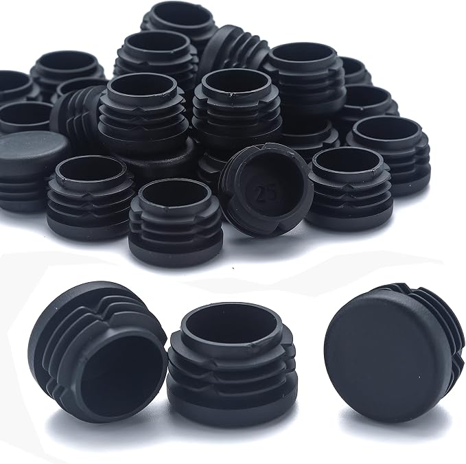 Furnigear Plastic Plugs Tubing End Caps Chair End Caps 1 3/16" Outside Bottom by Furnigear