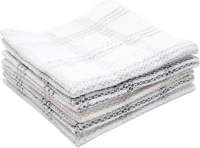 Ritz Cotton Scouring Dish Cloth 5-Pack by Ritz+Foodservice