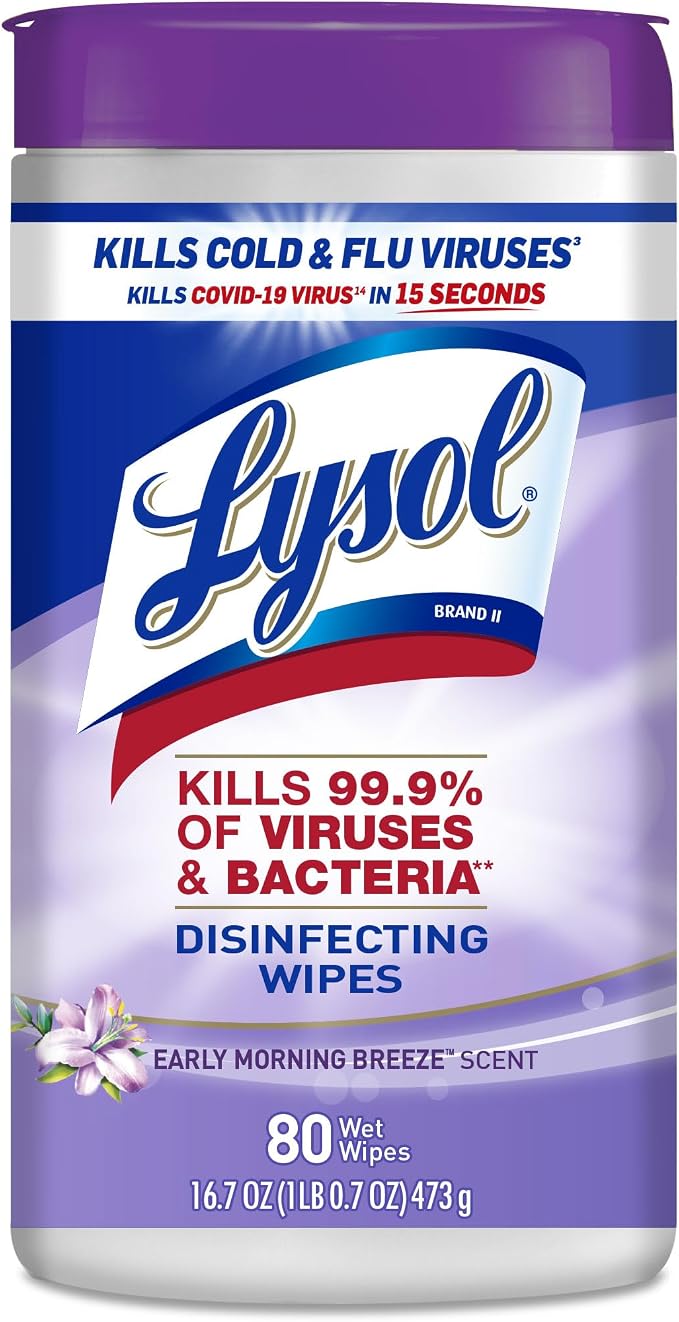 Lysol Disinfectant Wipes, Dorm Room Essentials by Lysol