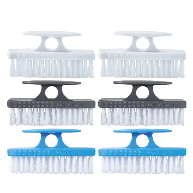 Superio Nail Brush for Cleaning Fingernails, Nail Scrubber Brush, Toe Foot by Superio
