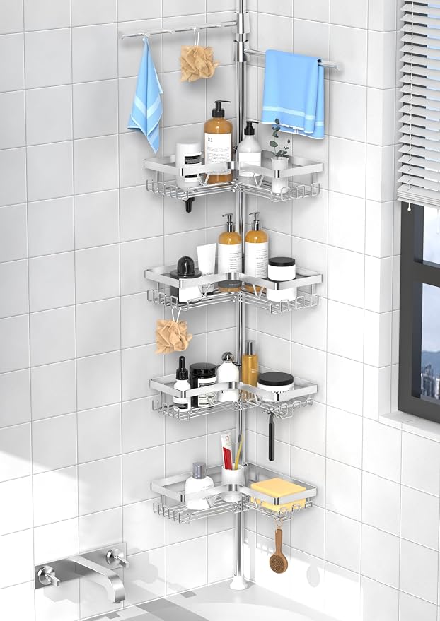 KEGII Shower Caddy Tension Pole by KEGII