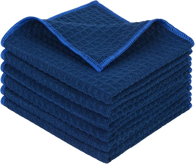 KinHwa Microfiber Dish Cloths Thick Waffle Weave Kitchen Dish Rags Ultra by KinHwa