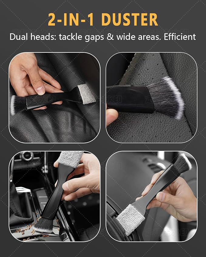 3PCS Car Interior Detailing Kit - Image 3