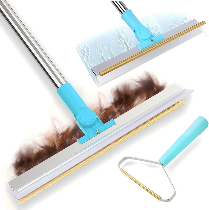 Pet Hair Removal Carpet Rake, 2-in-1 Pet Hair Removal Tool by Unknown