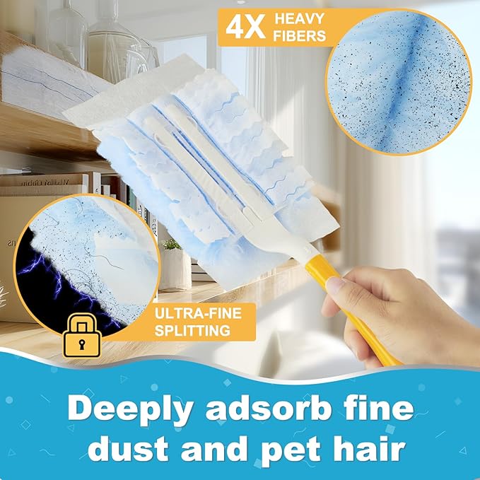Duster Refills for Swiffer Dusters，Strong Static Dust Removal，Duster Refill - Image 2