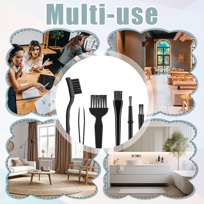 6 Pcs Small Cleaning Brushes for Tight Spaces Mini Electronics Cleaning Brush - Image 7
