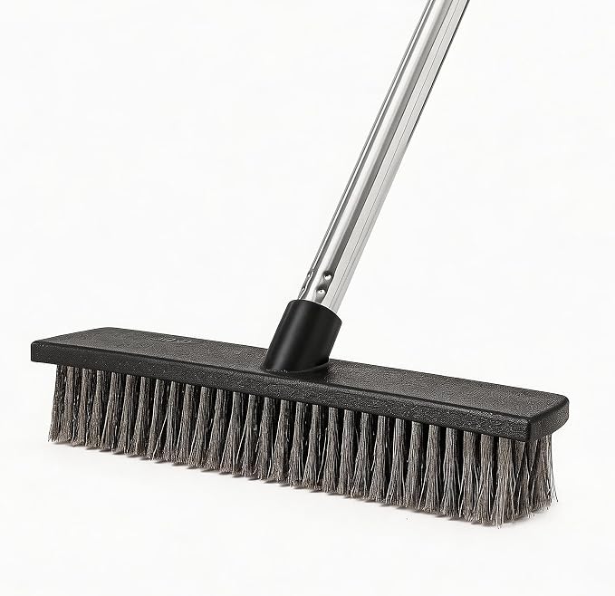 Eyliden Push Broom, Heavy Duty Moss Wire Scrub Brush by Eyliden