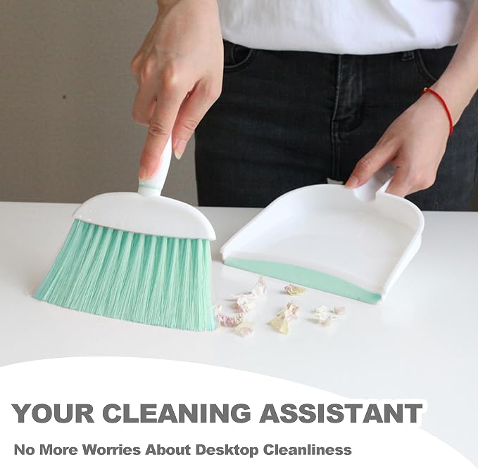 Mini Broom and Dustpan Set Small Broom - Image 3