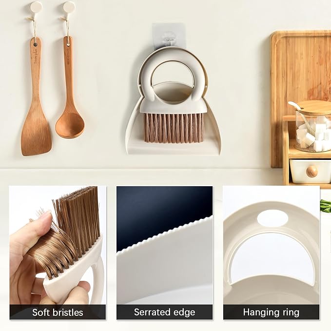 Mini Hand Broom and Dustpan Set: Small Brush and Pan - Image 6