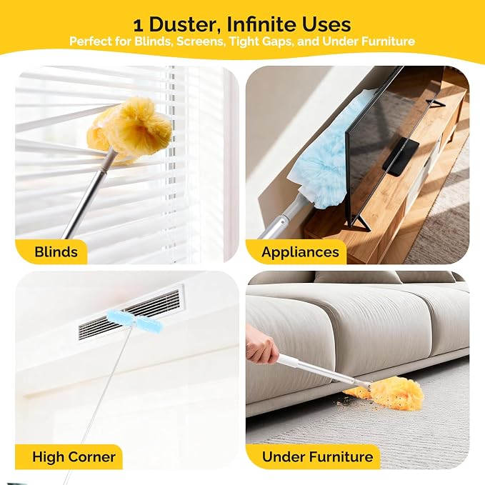 AIDELY 6 FT Extendable Duster Handle - Image 4