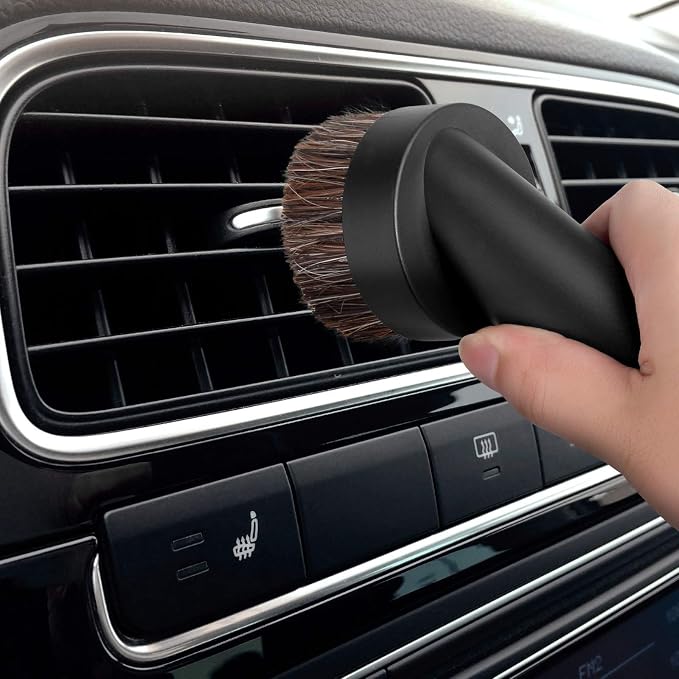 Lamoutor 2Pcs Soft Bristle Vacuum Brush Round Brush Vacuum Attachment Universal - Image 5