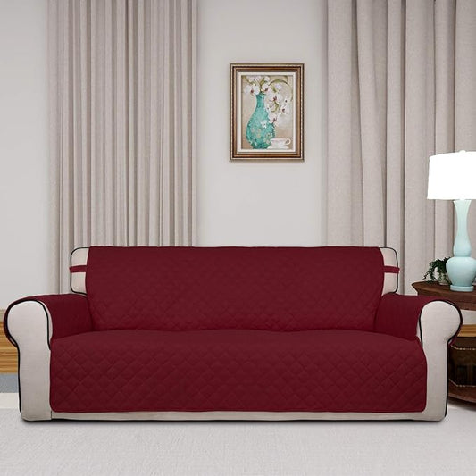 PureFit Reversible Quilted Sofa Cover, Water Resistant Slipcover Furniture - Image 2