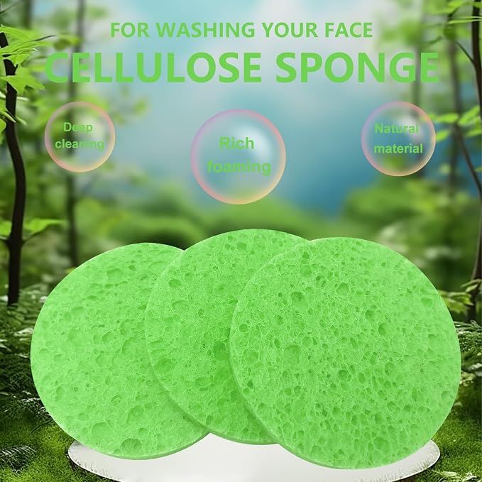 50-Count Large Compressed Facial Sponges - Image 6