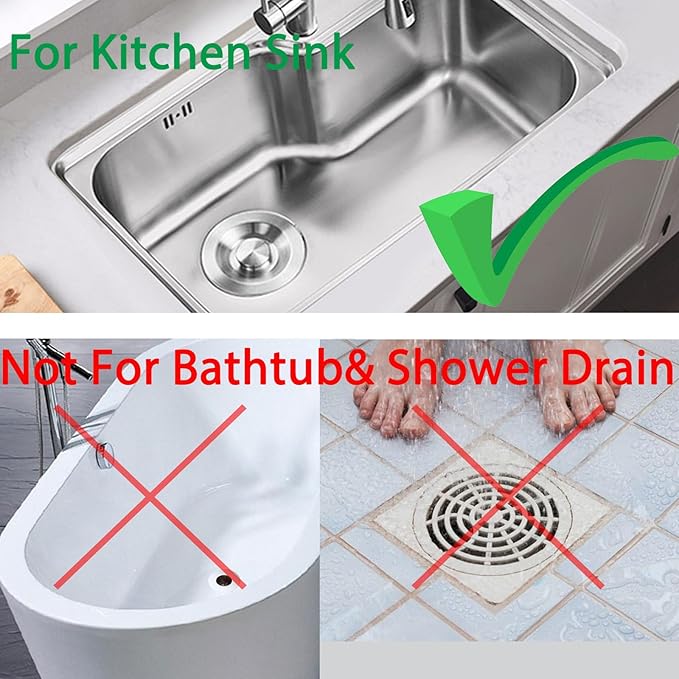 2 Pack Kitchen Sink Drain Strainer - Image 3