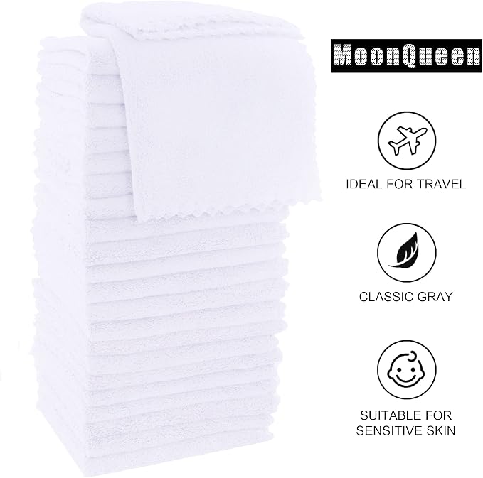 MOONQUEEN Ultra Soft Premium Washcloths Set - Image 6