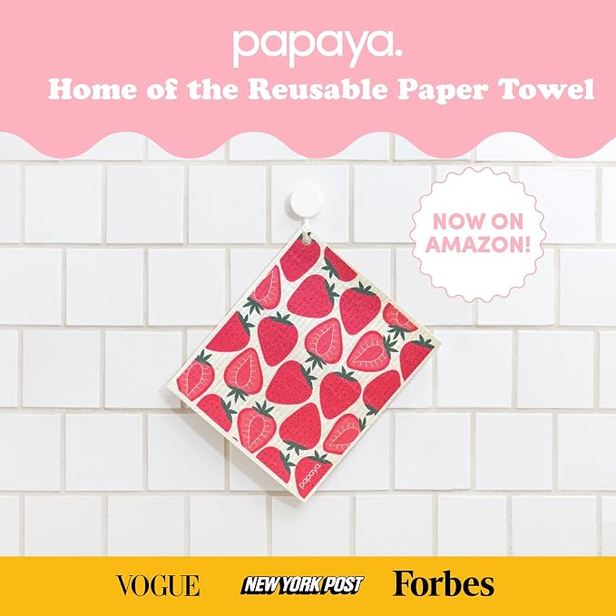 Papaya Reusable Paper Towels, Premium Swedish Dishcloths - Image 9