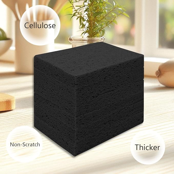 Cellulose Sponges, Large Size 4" x 6" x 1" - Image 7