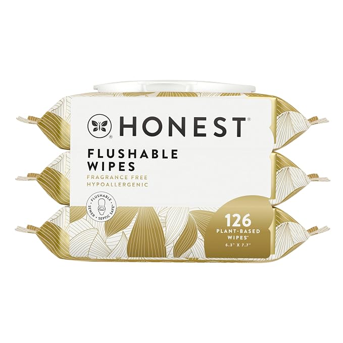 The Honest Company Hypoallergenic Flushable Wipes - Image 9