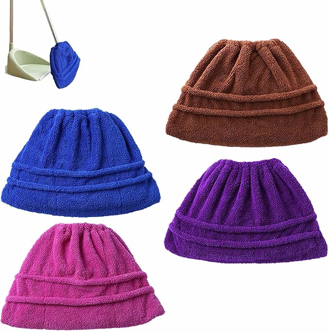 Icexeco Lazy Broom Cover Cloth, Washable Reusable Microfiber Broom Sweeping by Unknown