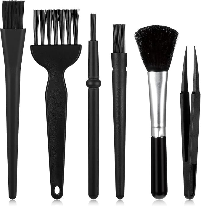 6 PCS Mini Keyboards Cleaner Brushes Kit, Small Keyboard Brush Nylon Anti by Unknown