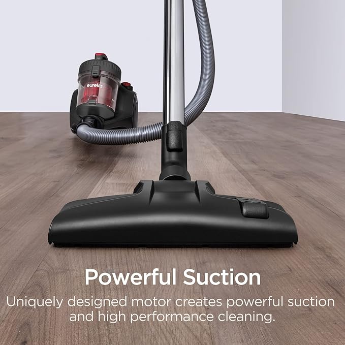 Eureka Bagless Canister Vacuum Cleaner, Lightweight Vac - Image 2