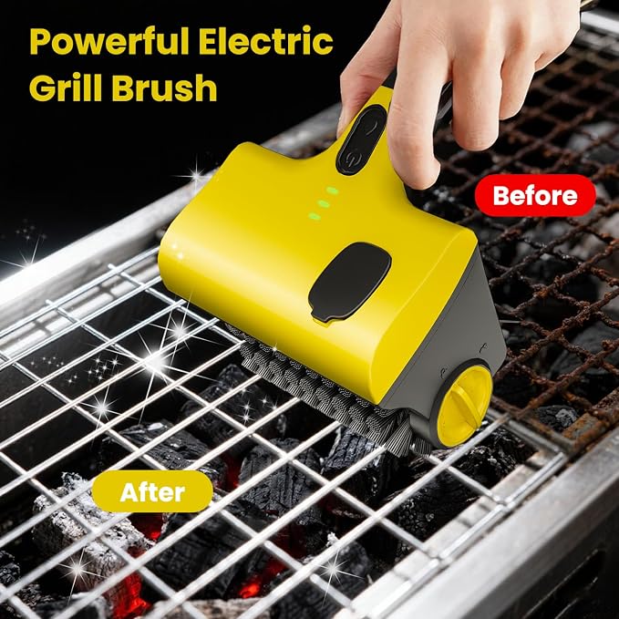 Electric Grill Brush for Outdoor, Cordless Rechargeable Grill Brush - Image 3