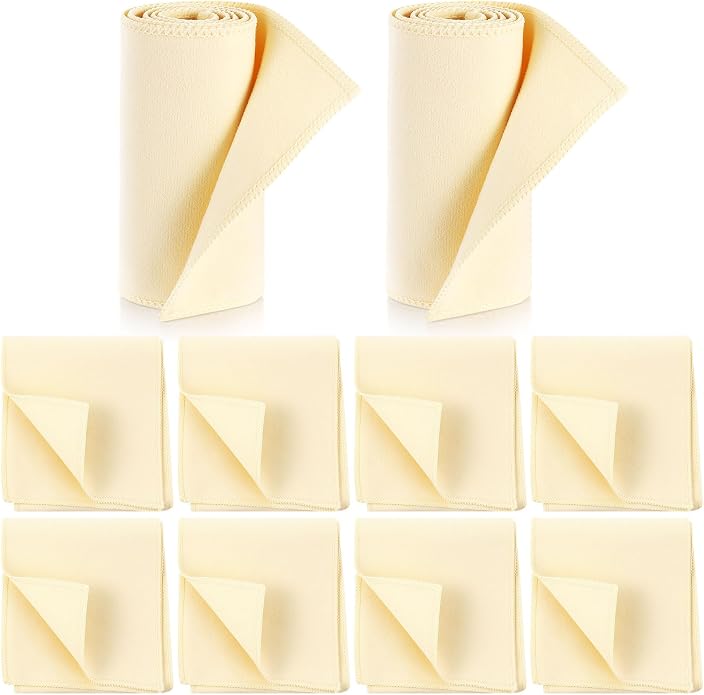 10 Pcs Shine Shoes Cloth Kit Polish Dauber Applicators Cleaning Leather Shoes by ZJoey