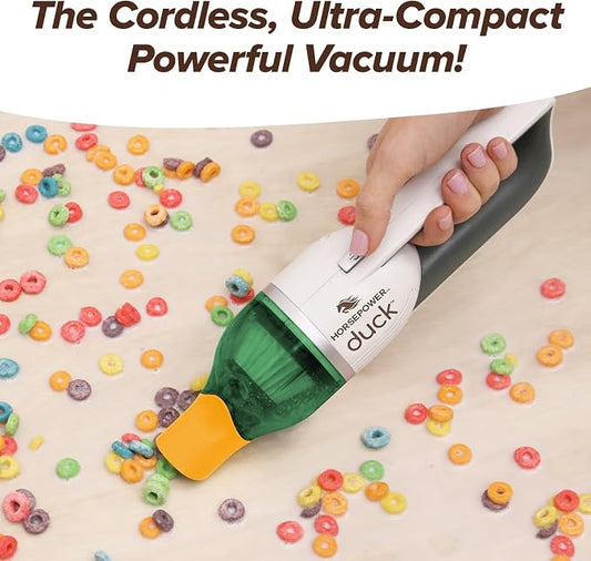 Horsepower Duck Compact Cordless Vacuum, Ultra-Powerful Upgraded Battery - Image 2