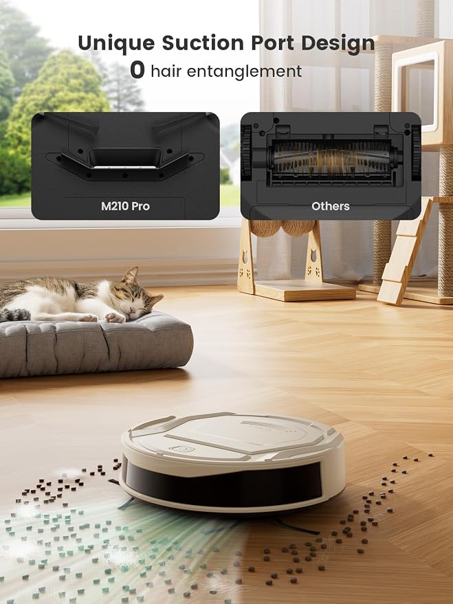 Lefant M210 Pro Robot Vacuum, Strong 2200Pa Suction, 120 Min Runtime, Super - Image 6