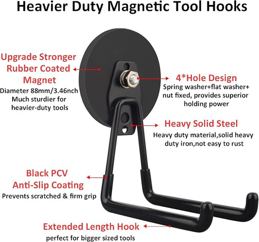 ULIBERMAGNET Strong Magnetic Ultimate Hooks, Large Magnet - Image 2