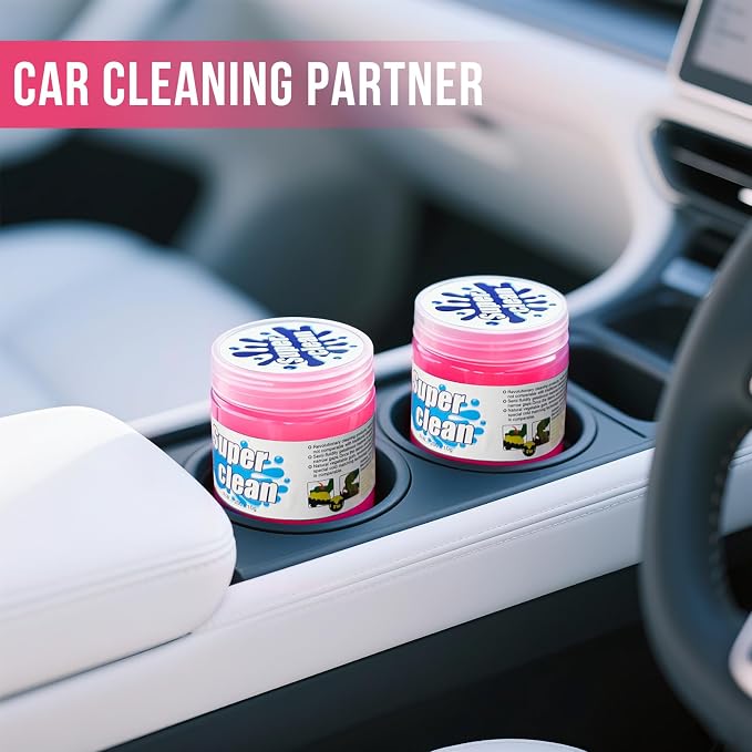 Car Cleaning Gel Car Clean Detailing Putty, Universal Car Interior Cleaner Slime - Image 6
