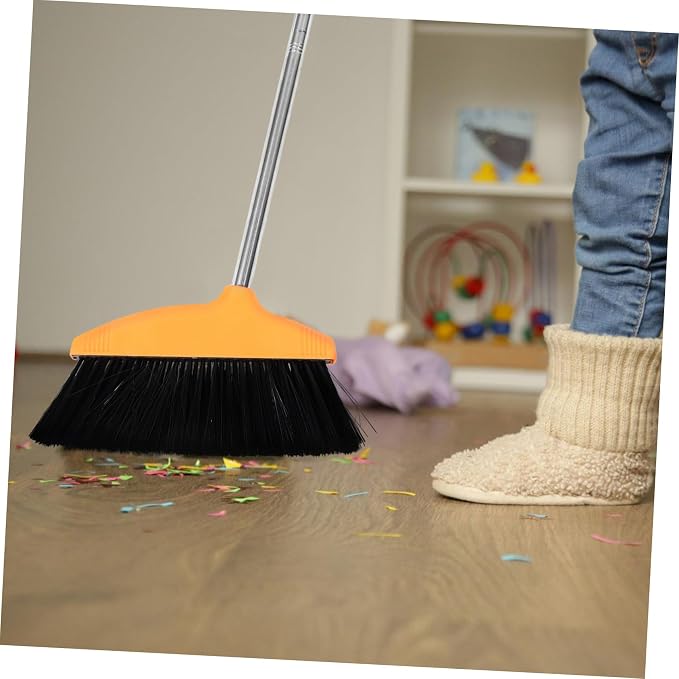 Unomor Stainless Steel Handle Soft Bristle Broom - Image 6