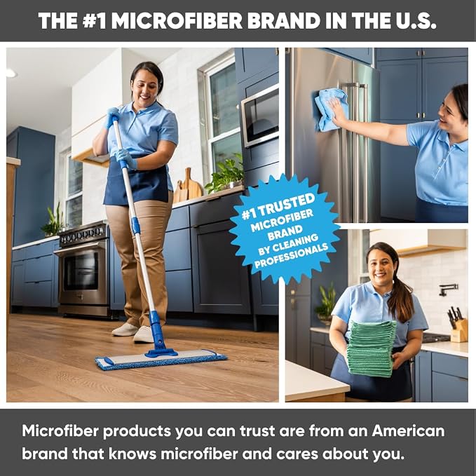 Bulk 18" Microfiber Wet Mop Pads Wholesale - Image 8